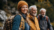© Art_spiral - Group of hikers enjoying a scenic outdoor adventure in nature