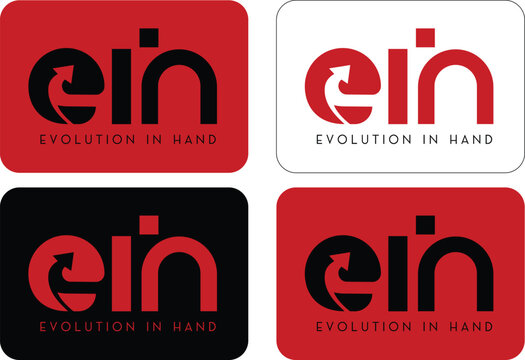 EIH Logo, Evolution In Hand, Creative letter, EIH creative minimalist letter logo. EIH unique vector initials alphabet letter logo design, EIH Logo Letter