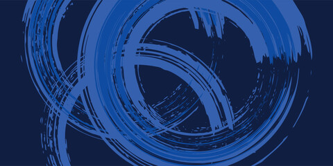 Poster - Abstract background blue vector modern wave lines