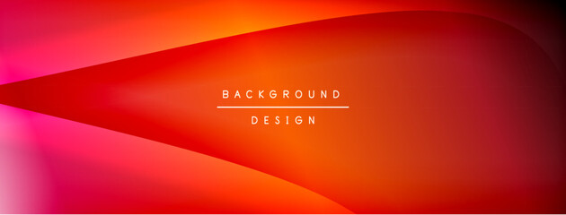 Poster - Bright rainbow style color gradient with curve round shape line background. Vector Illustration For Wallpaper, Banner, Illustration, landing page
