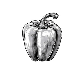 Wall Mural - bell pepper  illustration