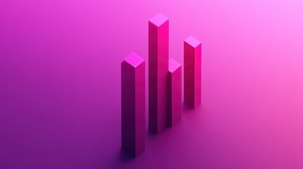 Poster - Abstract graphic featuring vertical bars against a gradient background.