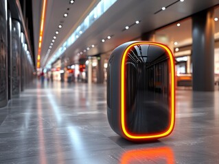 Poster - Voice-activated shopping assistant revolutionizing retail experience in smart homes and urban environments