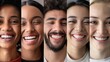 © aubriella - A collection of diverse faces, all smiling brightly