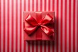 © chaowalit - Red Gift Box Valentine's Day Banner Minimalist Christmas Concept