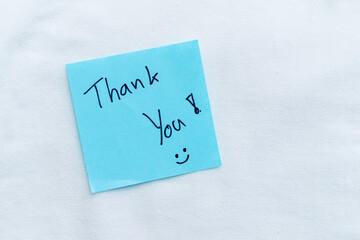 Fototapete - Gratitude expression office setting note minimalist environment personal touch business appreciation concept