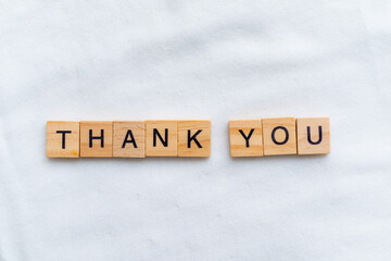 Poster - Thank you message in business context modern office digital content professional environment close-up view gratitude concept