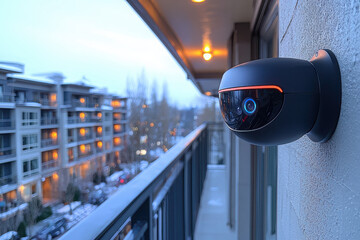 Poster - Enhancing home safety smart security system with cameras and sensors for modern living spaces