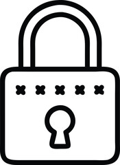 Poster - security icon vector illustration