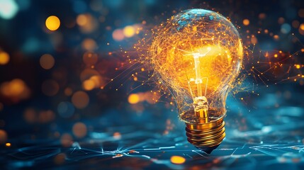 Poster - A collaborative brainstorming session with 3D glowing project ideas and 2D animated strategic paths. 4k resolution, Cinematic Scene