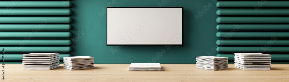 Session Setup Vector Training session setup with a modular table arrangement, printed ...