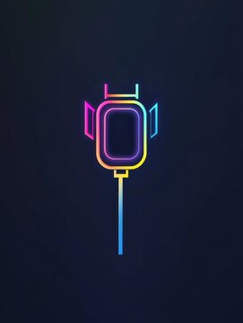 Charger multi color style icon. Simple thin line, outline of internet things icons for ui and ux, website or mobile application