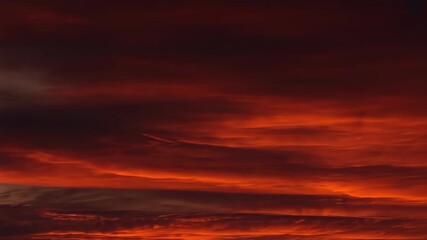 Wall Mural - Copy space minimal concept of summer sunset sky and white cloud abstract blank background.