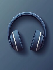 Aufkleber - headphones icon. internet things icons universal set for web and mobile