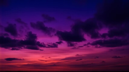 Wall Mural - Copy space minimal concept of summer sunset sky and white cloud abstract blank background.