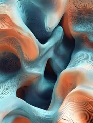 Poster - Vector 3D Irregular Patterns