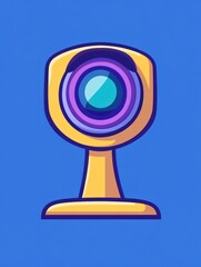 Aufkleber - Webcam multi color style icon. Simple thin line, outline of internet things icons for ui and ux, website or mobile application