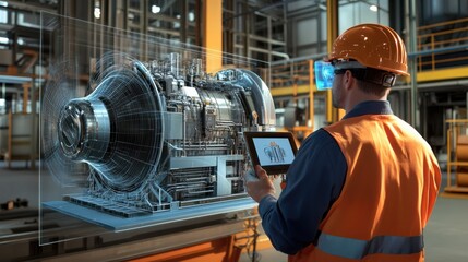 Poster - Industry 40: Engineer Uses Augmented Reality to Develop Electric Generator at Research Center