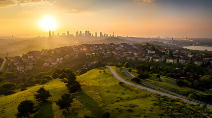 Canvas Print - Authentic natural landscapes close to Istanbul's city center