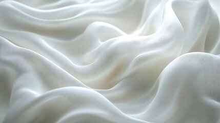 Wall Mural - Abstract white background with blurred lines wave