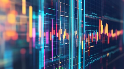 Poster - Abstract Visualization of Dynamic Data Streams and Financial Market Trends