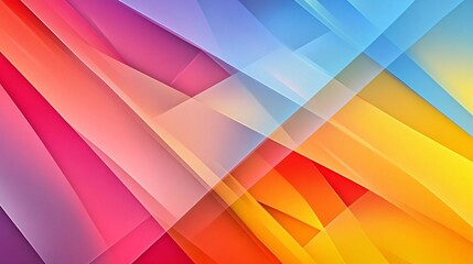 Aufkleber - Colorful intersecting lines creating vibrant abstract background