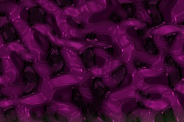 Poster - design pink liquid reflecting fine steel pulse computer art texture or background illustration