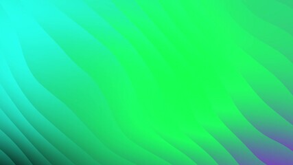 Wall Mural - abstract green turquoise neon glow line wave background animation, abstract seamless lines. pattern,