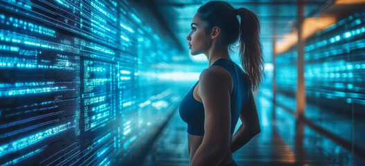 Poster - ai-powered personalized fitness coaching on digital platforms for optimal health