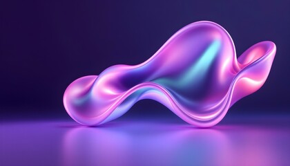 Fototapete - Abstract colorful gradient design on black background, fluid iridescent holographic curved wave in motion wallpaper. Abstract fluid iridescent holographic curved wave in motion colorful gradient 
