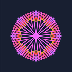 Poster - Abstract background in a modern trendy style. Poster with simple flat organic shapes, geometric shapes and lines. Compositions of color spots. Vector illustration.
