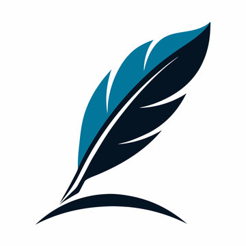pen logo vector  and  illustration, white background  