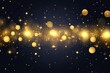© Avve Diana  - Background with bokeh lights and golden glitter for celebrations and awards ceremonies
