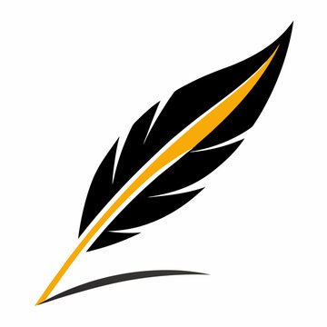 pen logo vector  and  illustration, white background  