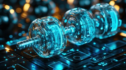 Poster - Intricate Gears and Circuits Powering the Future of Innovation and Technology