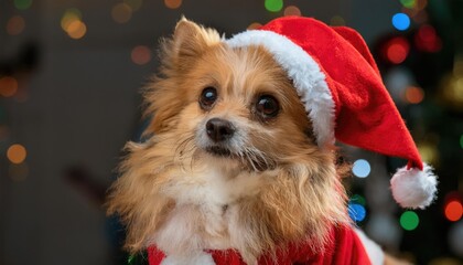 Poster - Dog Christmas Costumes