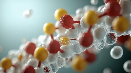 Poster - Detailed Representation of Hydrogen Gas Molecules in Formation for Scientific Visualization and Educational Use in Chemistry and Physics Contexts