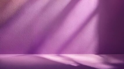 Wall Mural - video of abstract studio multicolor pastel background for product presentation. empty room with shad