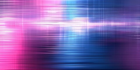 Poster - Dynamic and colorful abstract artwork featuring vibrant light burst in blue and pink hues