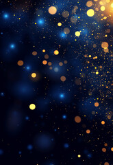 Wall Mural - bright colorful glittering lights and swirling confetti bokeh background for your initiatory bokeh d
