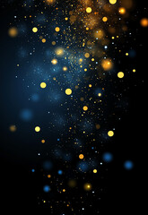 Wall Mural - bright colorful glittering lights and swirling confetti bokeh background for your initiatory bokeh d