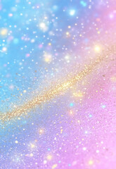 Wall Mural - modern abstract bokeh background with white light flares and sparkling glitter effects for dreamy pa
