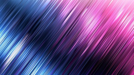 Poster - Vibrant blue to pink gradient diagonal light streaked background, great for modern designs