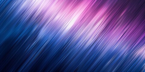 Poster - Vibrant blue to pink gradient diagonal light streaked background, great for modern designs