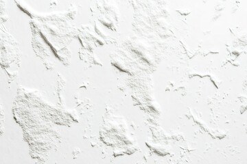 Poster - A white wall with a white powdery substance on it