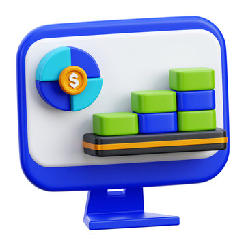 Business Analysist 3d illustration icon