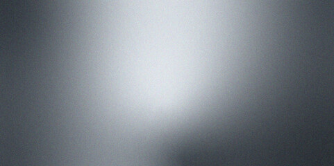 Aufkleber - Retro Gradient Grunge Background with Noise. Silver metal texture background chromium. black and grey Grain Blur Gradient Noise Wallpaper backdrop social media, banner, Steel metallic Background. 