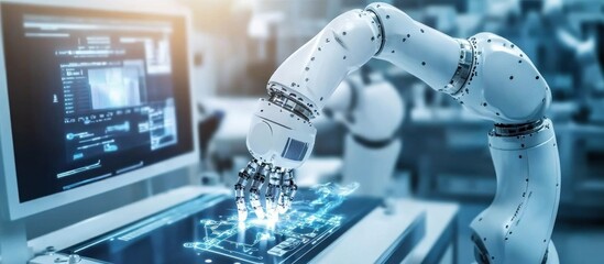 Robotics Automation in a Modern Factory