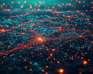 Poster - Glowing Renewable Energy Network Connecting Cities With Data Flows