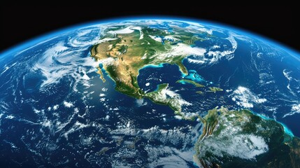 Wall Mural - Planet Earth viewed from space